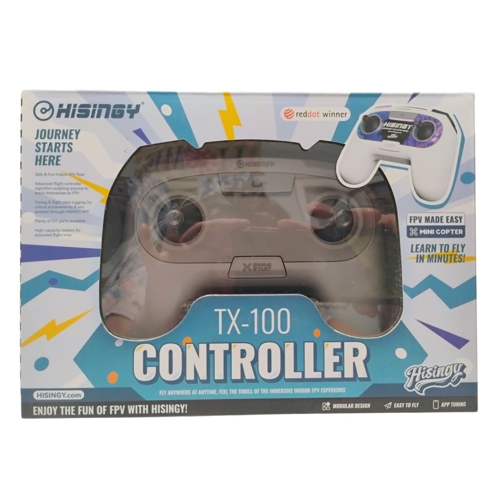 HISINGY TX-100 FPV Drone Controller Radio‎ Transmitter Bluetooth CT010191 White